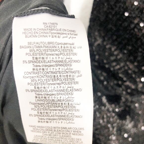 BCBGMAXAZRIA One-Sleeve Sequin Gown Size Small Sparkle Event Cocktail Wedding - Picture 7 of 15